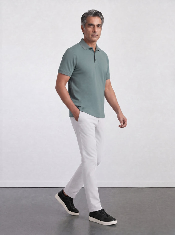 THE PIQUÉ FLEX - REGULAR POLO - BLUE