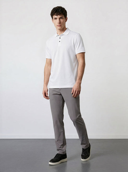 THE PIQUÉ FLEX - REGULAR POLO - ICE