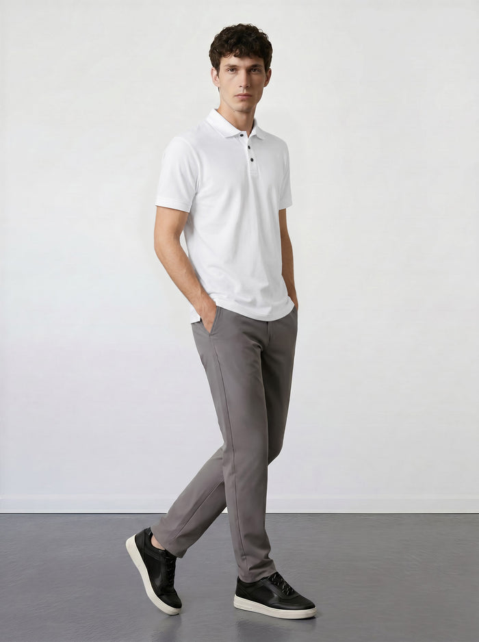 THE PIQUÉ FLEX - REGULAR POLO - ICE