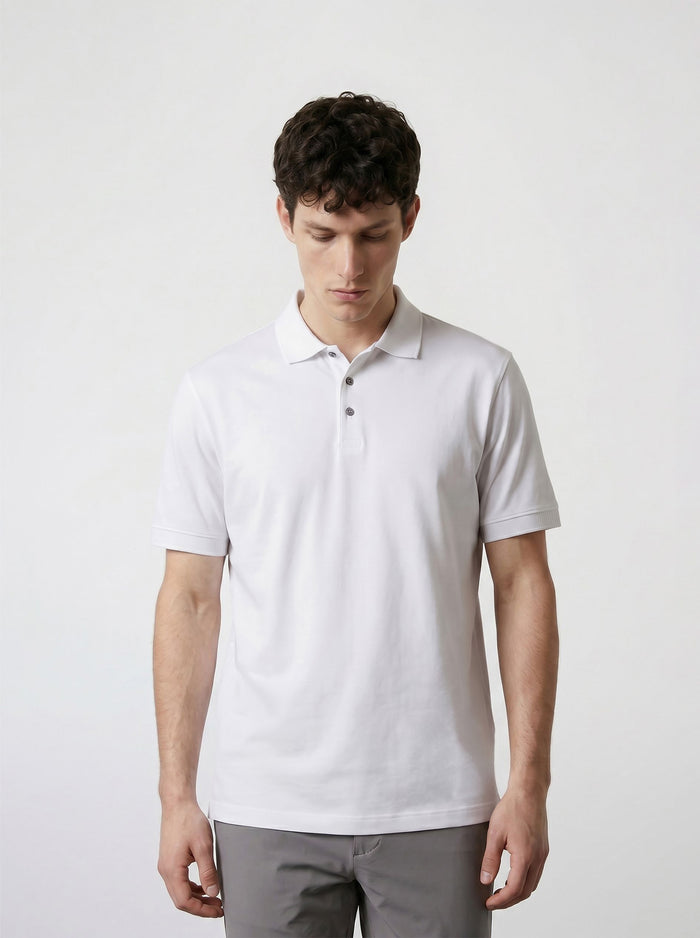 THE PIQUÉ FLEX - REGULAR POLO - ICE