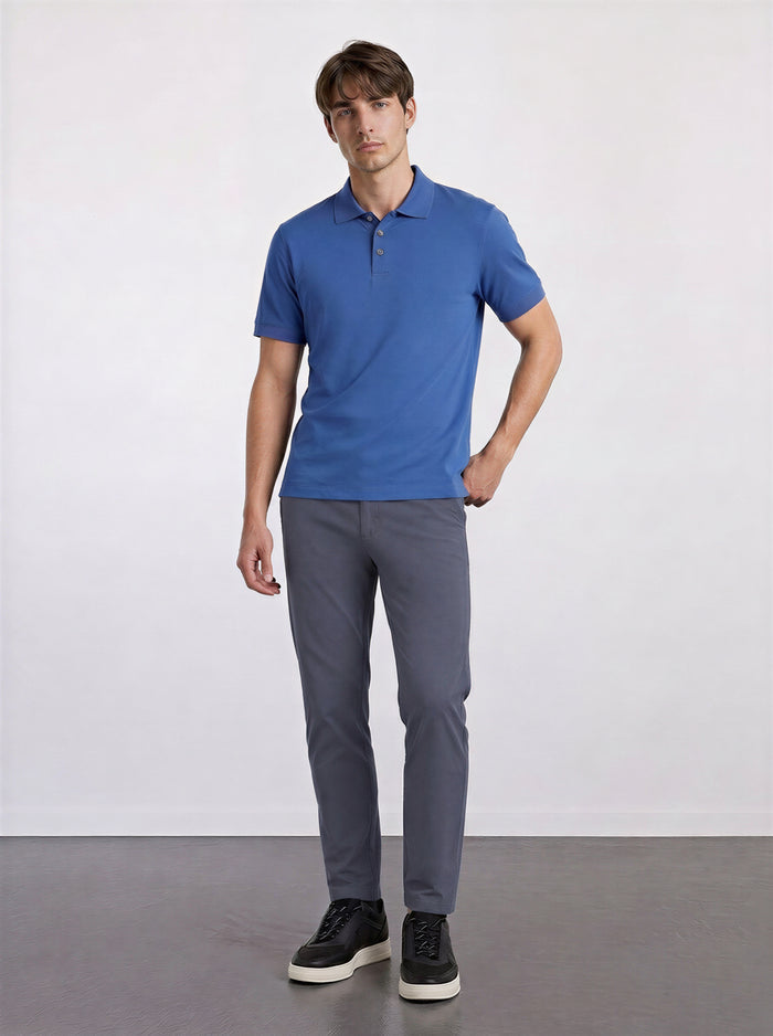 THE PIQUÉ FLEX - REGULAR POLO - ROYAL BLUE