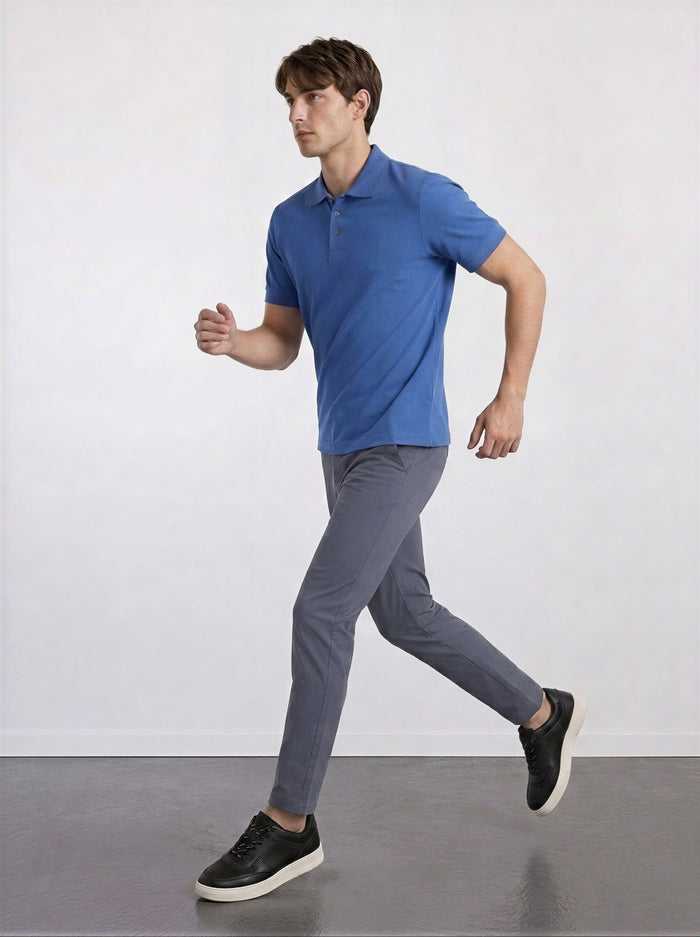 THE PIQUÉ FLEX - REGULAR POLO - ROYAL BLUE