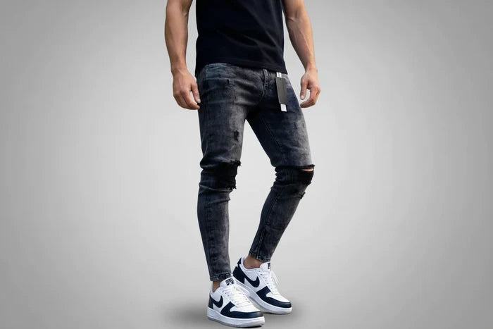 The Ripped Denim Pants