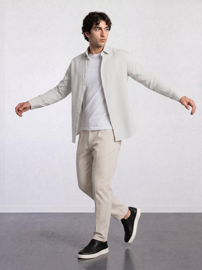 THE SOFT EASE - CHINO PANTS - SAND