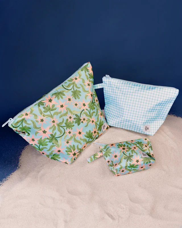 The Somewhere Co Handy Pouch Trio - Seaflower