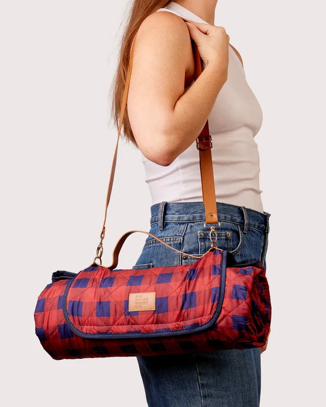 The Somewhere Co Luxe Picnic Rug - Chestnut