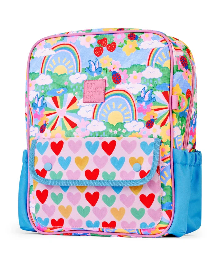 The Somewhere Co Mini Adventure Backpack - Rainbow Garden
