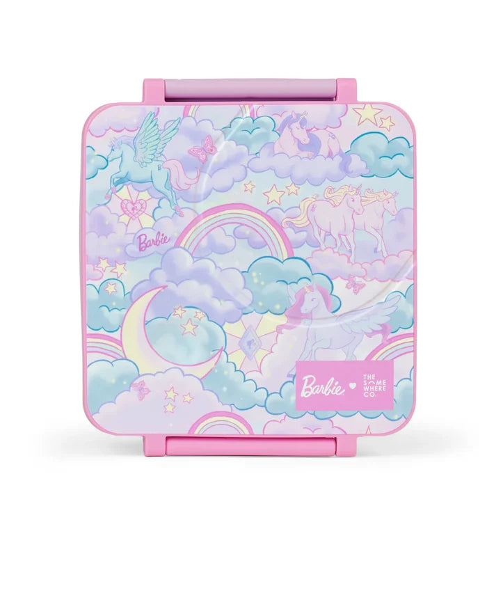 The Somewhere Co Mini Bento Lunch Box - Barbie Unicorn
