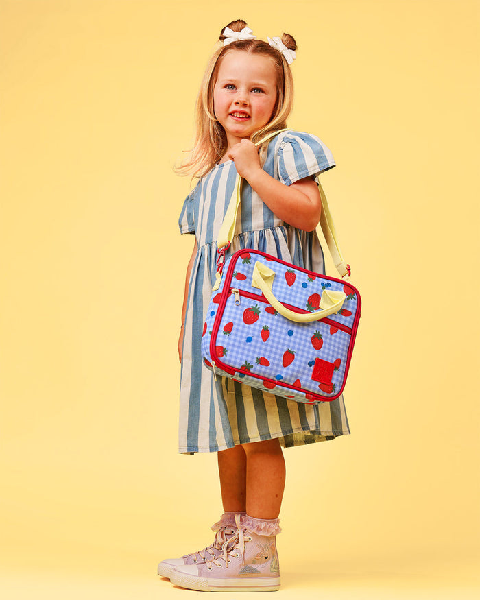 The Somewhere Co Mini Lunch Case - Berry Patch