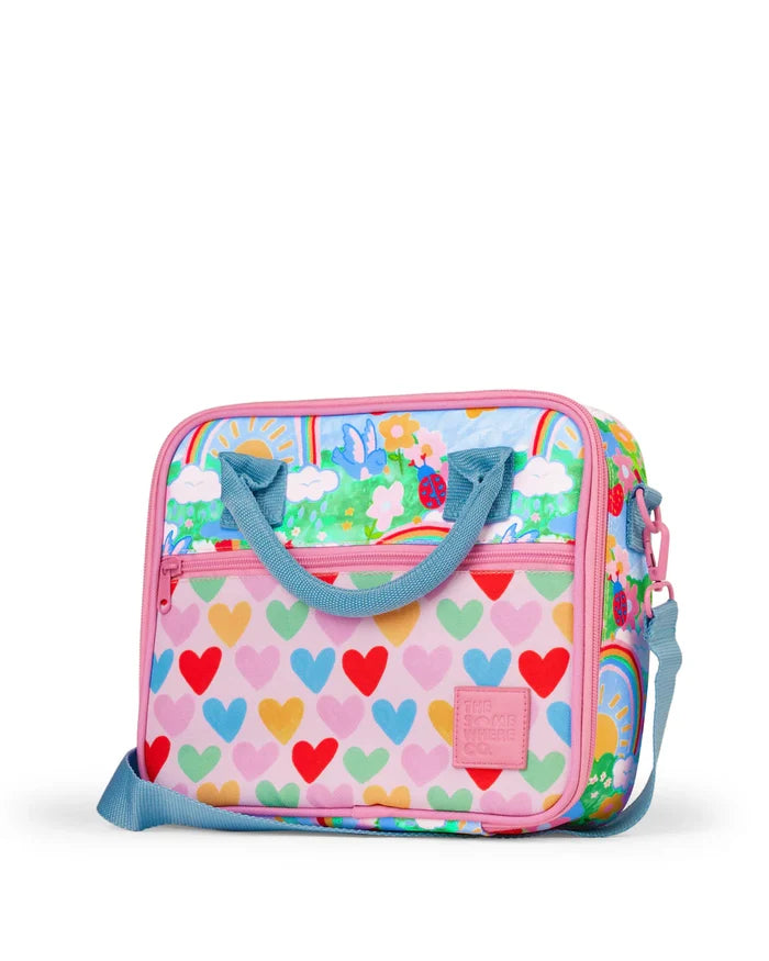 The Somewhere Co Mini Lunch Case - Rainbow Garden