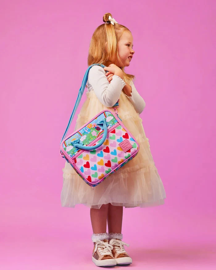 The Somewhere Co Mini Lunch Case - Rainbow Garden