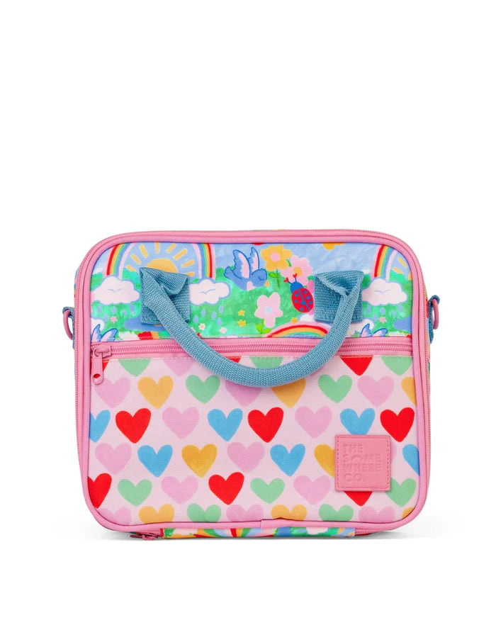The Somewhere Co Mini Lunch Case - Rainbow Garden