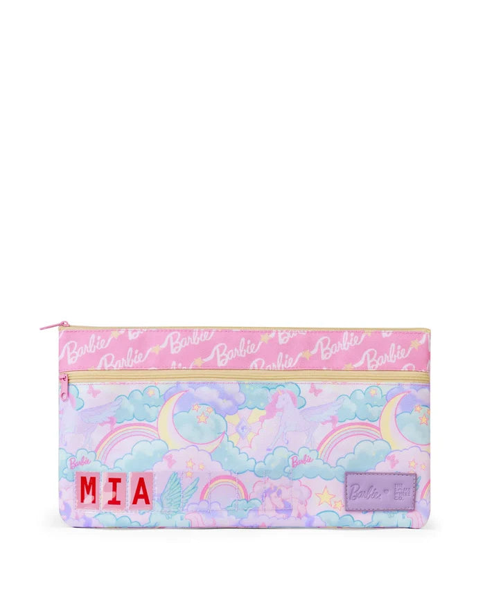 The Somewhere Co Name Pencil Case - Barbie Unicorn