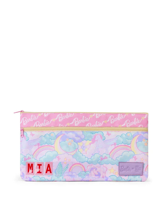 The Somewhere Co Name Pencil Case - Barbie Unicorn