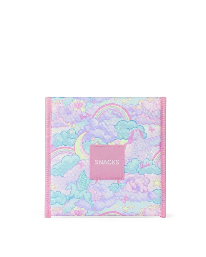 The Somewhere Co Reusable Snack Bag - Barbie Unicorn Fantasy