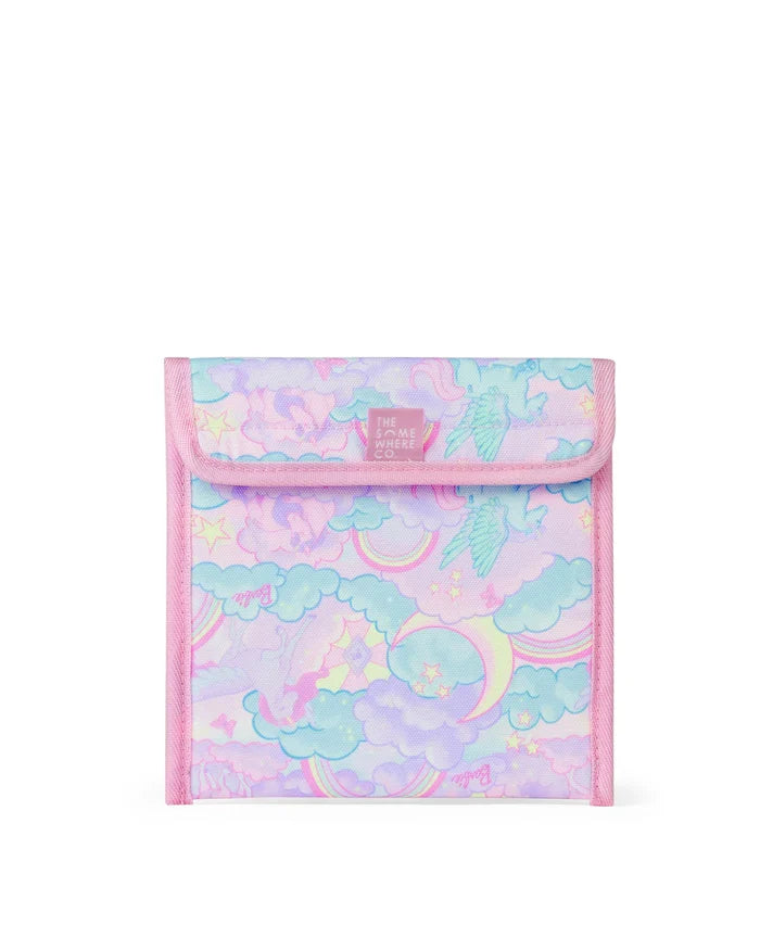 The Somewhere Co Reusable Snack Bag - Barbie Unicorn Fantasy