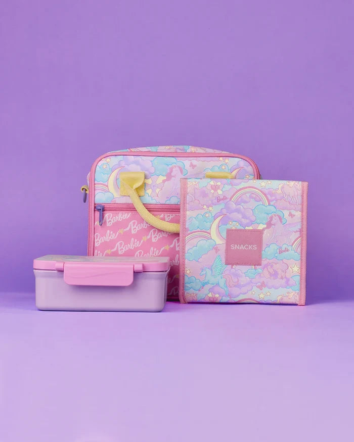 The Somewhere Co Reusable Snack Bag - Barbie Unicorn Fantasy
