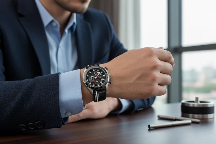 The Sporty Silicone Chronograph