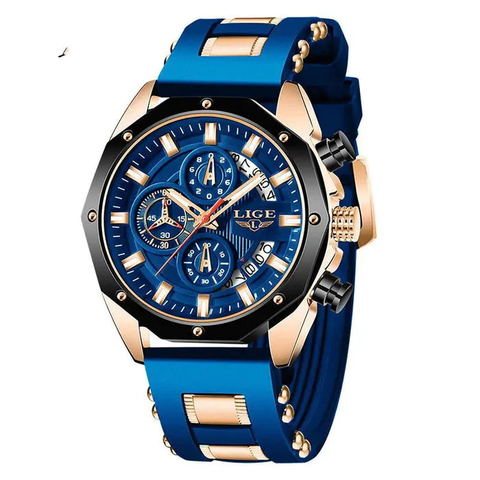 The Sporty Silicone Chronograph