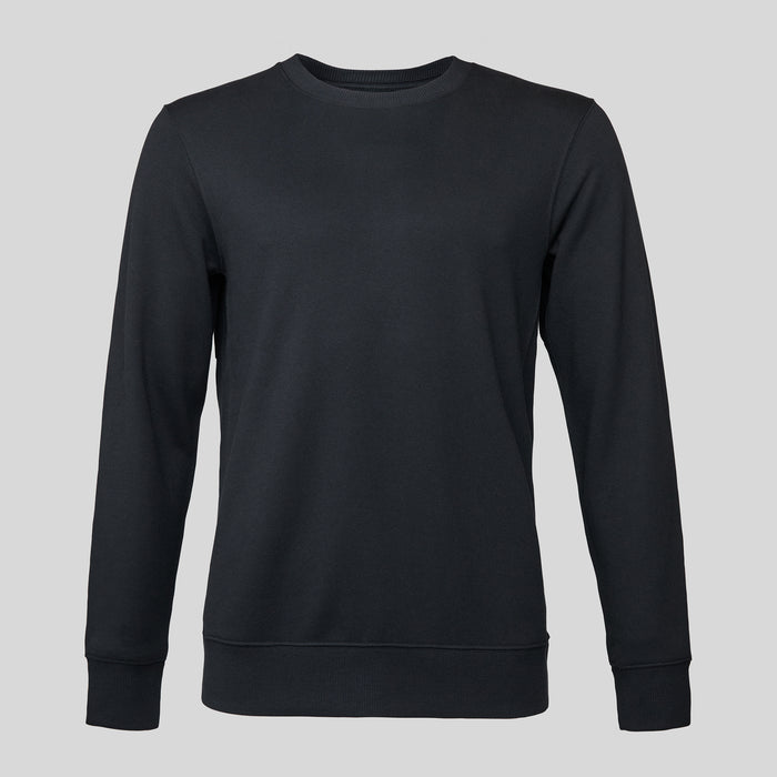 The Manmade Black sweatshirt on a light gray background