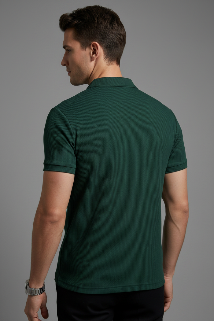 The Textured Knit Sophisticate Polo