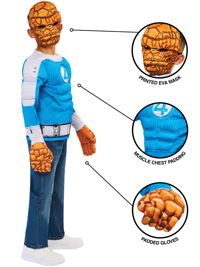 The Thing Deluxe Kids Costume from Fantastic 4