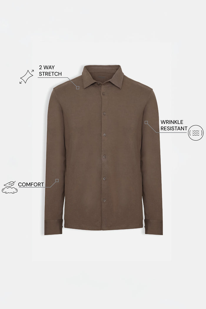 THE TOKYO - FULL SHIRT - OCHRE