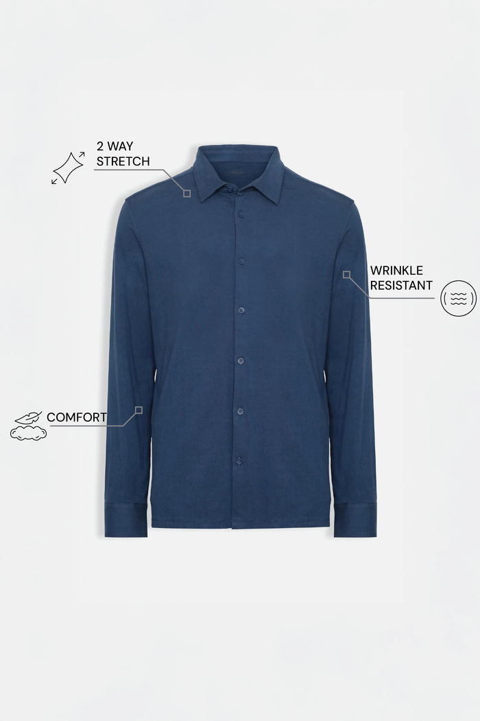 THE TOKYO - FULL SHIRT - ROYAL BLUE