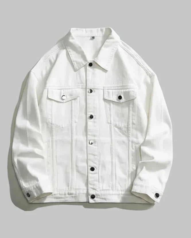 The White Denim Oversized Jacket
