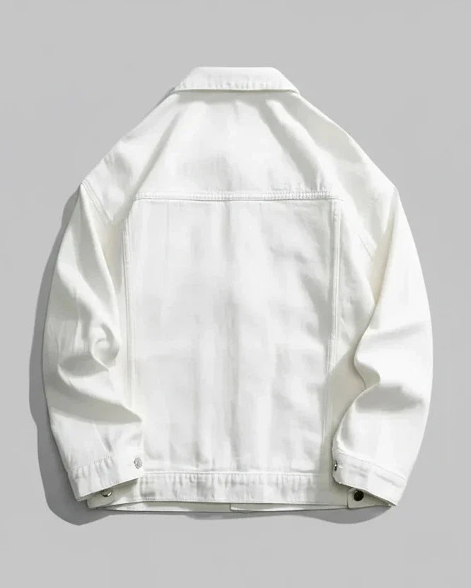 The White Denim Oversized Jacket