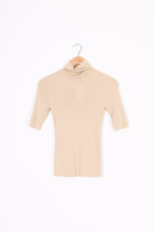 Theory Womens Beige Top Size S