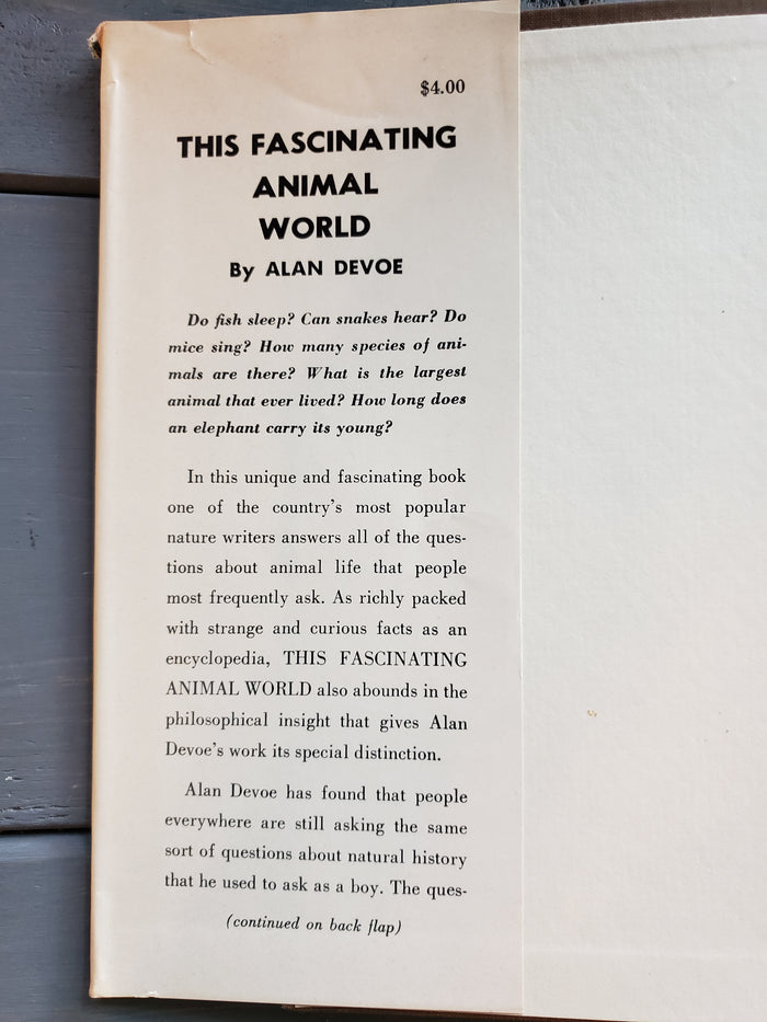This Fascinating Animal World by Alan DeVoe (1959)