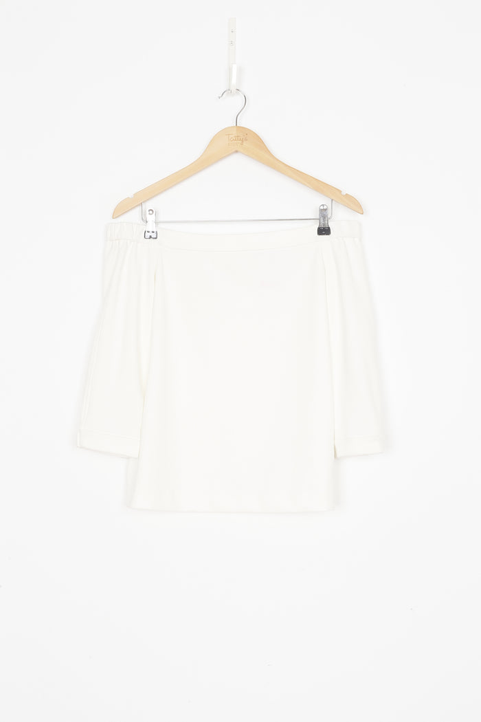 Tibi Womens Cream Top Size 6