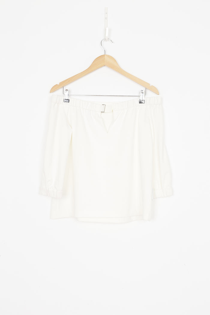 Tibi Womens Cream Top Size 6