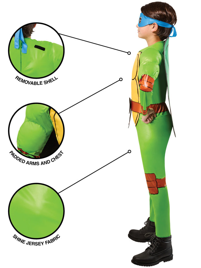 TMNT 4 in 1 Kids Ninja Turtles Costume