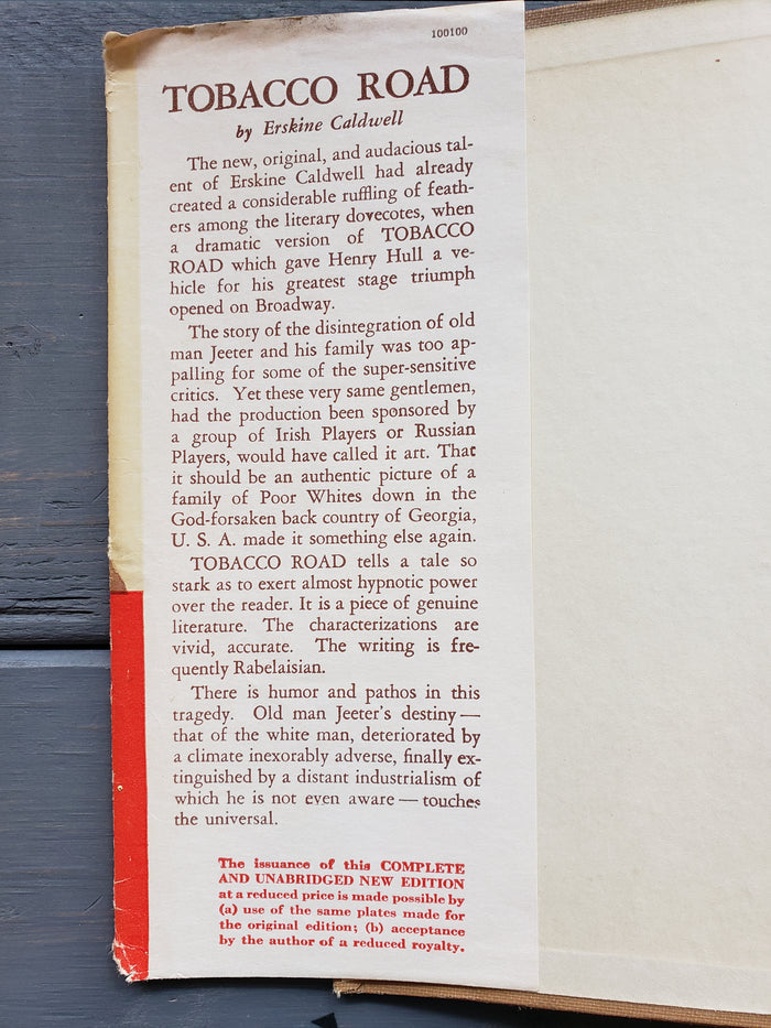 Tobacco Road by Erskine Caldwell (1932)