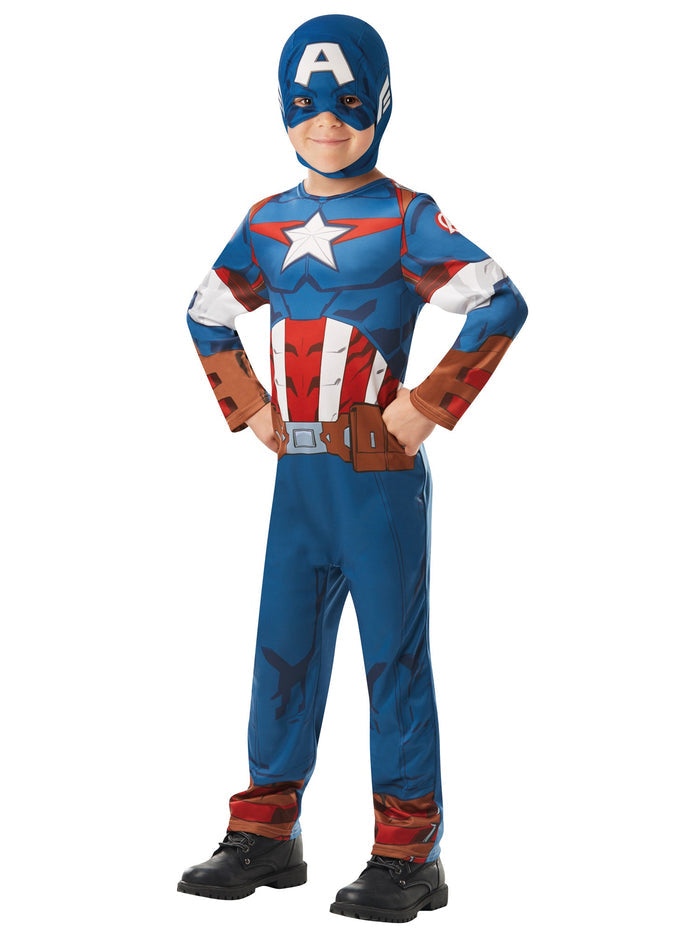 Toddler Kids Captain America Costume From Marvel