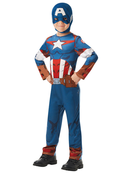 Toddler Kids Captain America Costume From Marvel