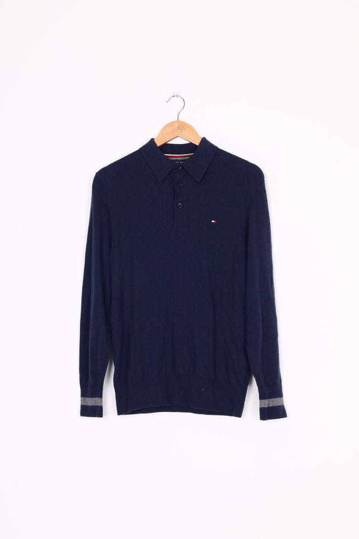 Tommy Hilfiger Womens Blue Jumper Size XS