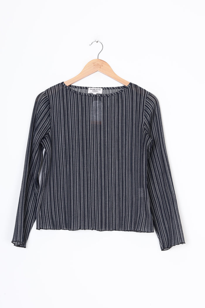 Twenty-Seven Names Womens Black Top Size 8