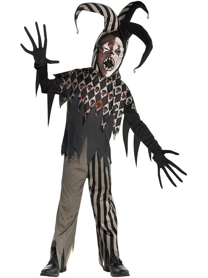 Twisted Jester Kids Costume