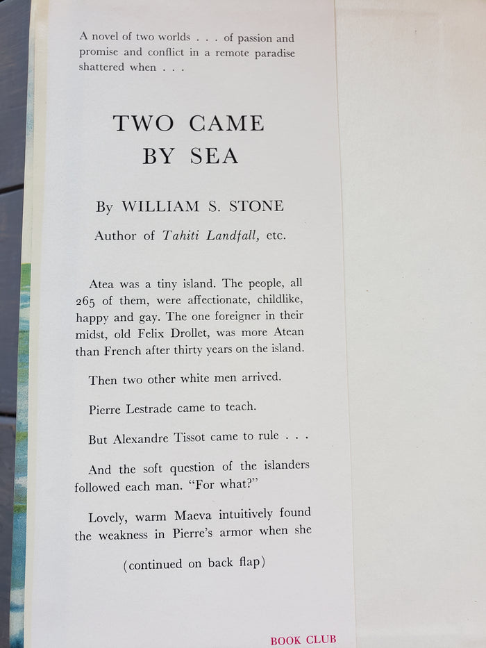 Two Came By Sea by William S. Stone (1953)