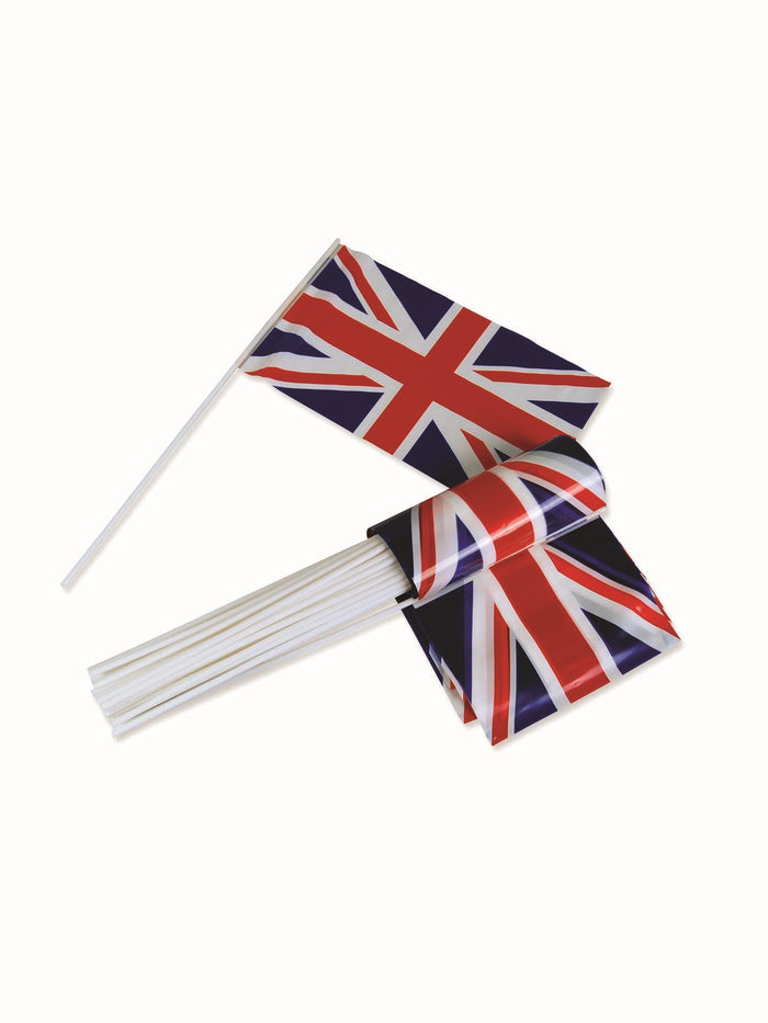 Union Jack Flag Wavers 50 Pack