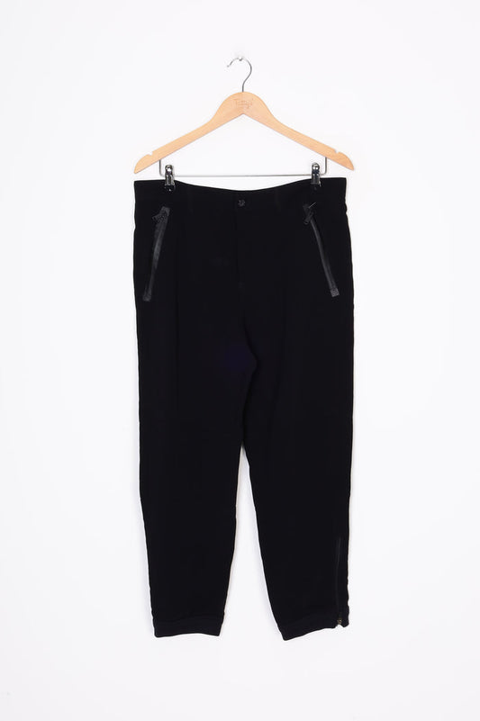 Alexander McQueen Unisex Black Pants Size 48