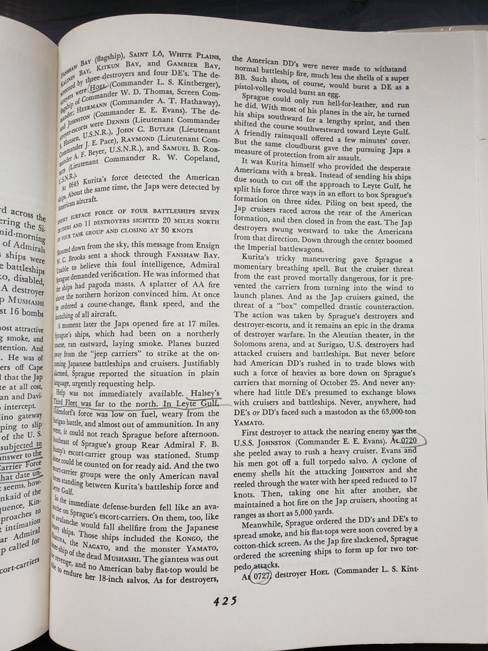 United States Destroyer Operations in World War II by Theodore Roscoe