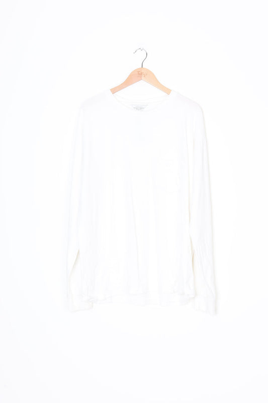 Unused Mens White Top Size 2