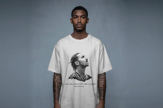 VACANCY Oversized Shirt - "I Came Like A King, I Left Like A Legend." - Zlatan Ibrahimovic