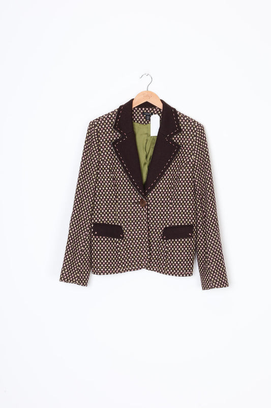 Verge - Vintage Womens Brown Jacket Size L