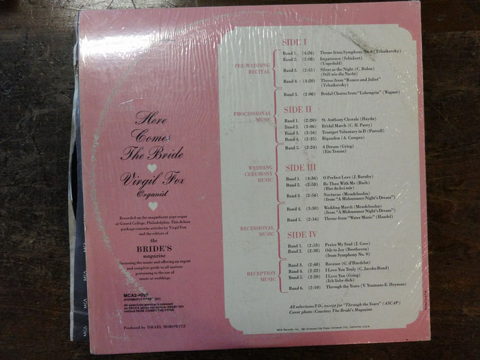 Virgil Fox, Here Come's the Bride 2 record set