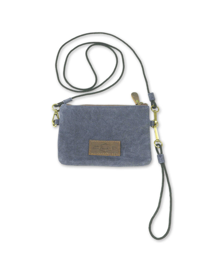 WAXED CANVAS CROSSBODY/WRISTLET